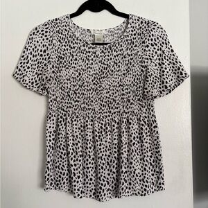 URBAN Romantics Monochrome Patterned Blouse